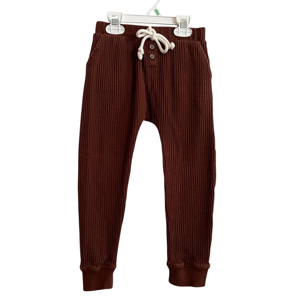 Jamie Kay brown waffle pants